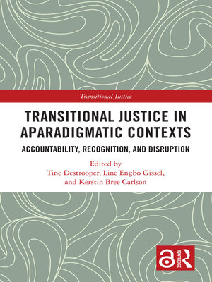 cover image of Transitional Justice in Aparadigmatic Contexts